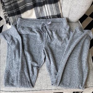 Gray sweatpants
